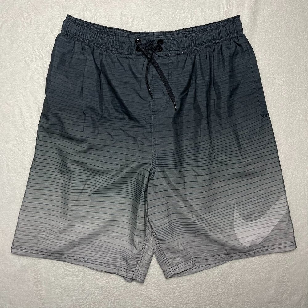Nike Men's Ombré Green/Gray Swim Trunks Size XL